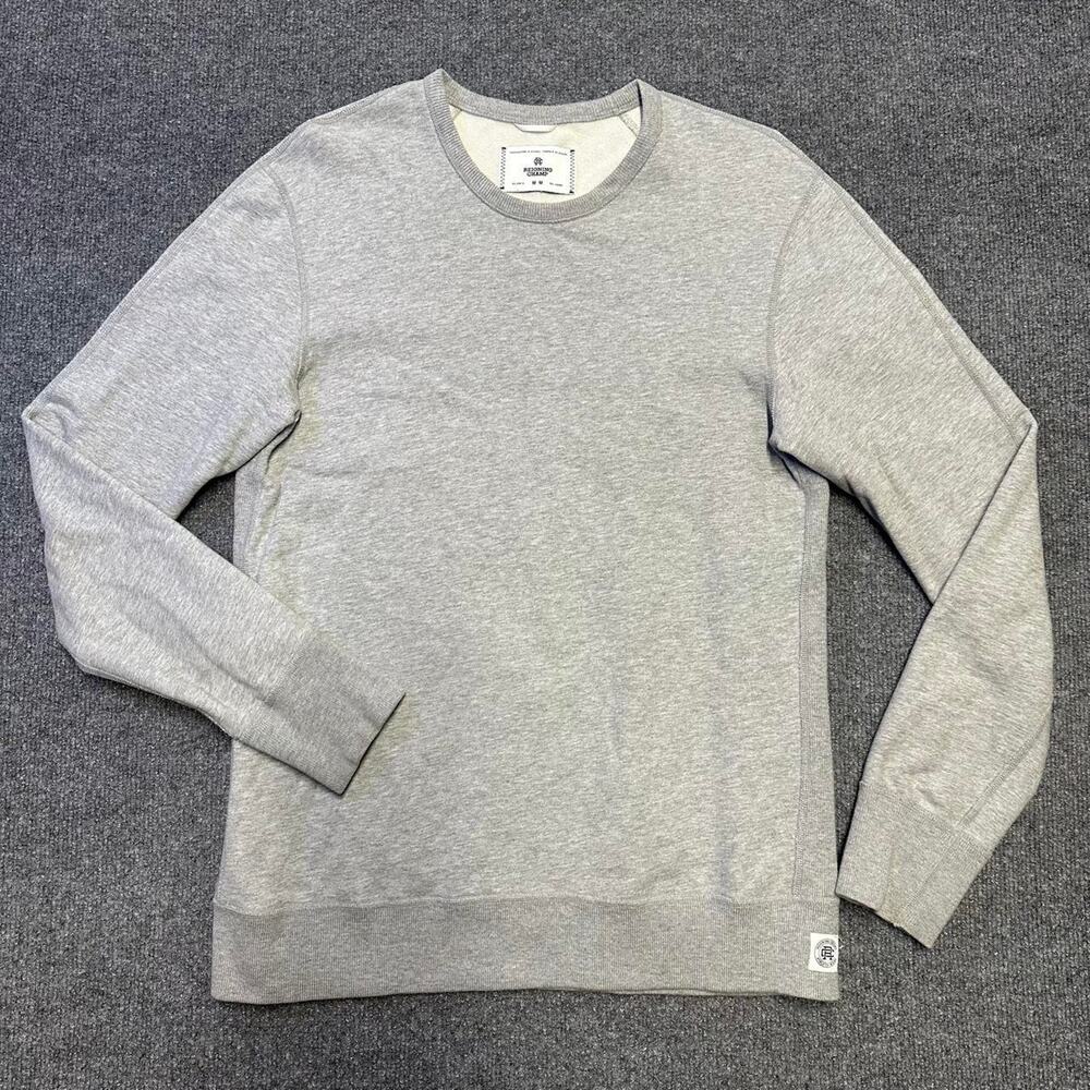 Reigning Champ Mens Midweight Terry Slim Crewneck Sweatshirt Athletic Pullover M